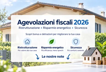 Agevolazioni fiscali